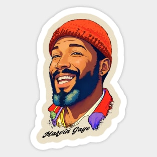 Marvin Gaye | Vector Style elmejikono Sticker